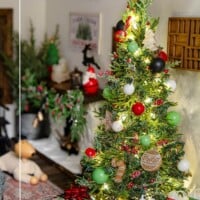 Pinterest image on how to make miniature dollhouse ornaments.