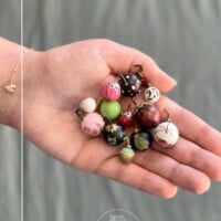 Pinterest image on how to make miniature dollhouse ornaments.